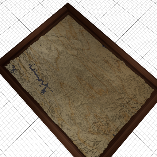 Custom 3d wooden map of Sevier County,Tennessee,United States