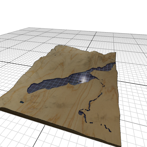 Custom 3d wooden map of Grafton County,New Hampshire,United States