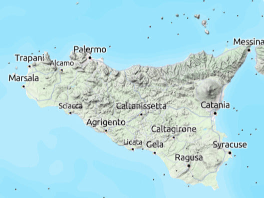 Custom 3d wooden map of Free municipal consortium of Caltanissetta,Sicily,Italy