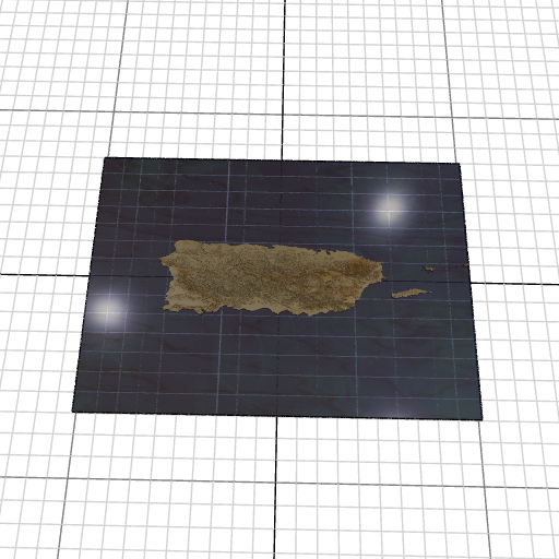 Custom 3d wooden map of Orocovis,Puerto Rico