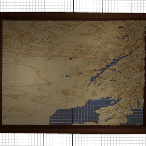 Custom 3d wooden map of
