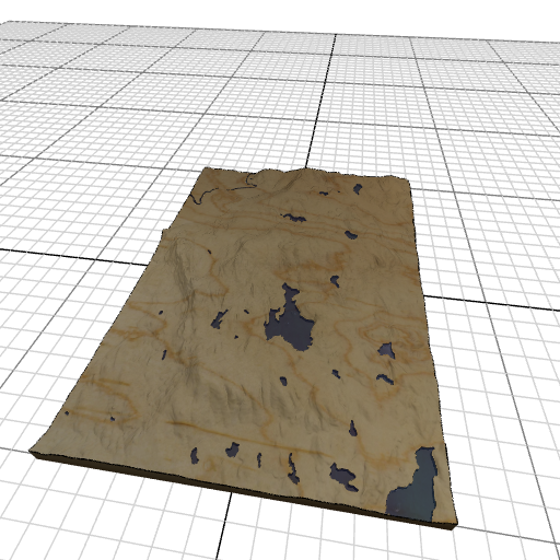 Custom 3d wooden map of Hillsborough County,New Hampshire,United States