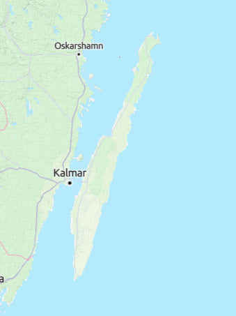 Custom 3d wooden map of Kalmar County,Sweden