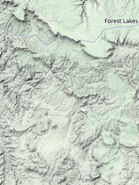 Custom 3d wooden map of Gila County,Arizona,United States