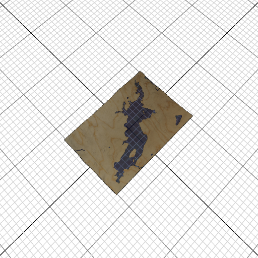 Custom 3d wooden map of Southeastern Connecticut Planning Region,Connecticut,United States
