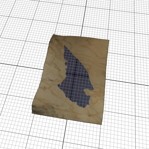 Custom 3d wooden map of Carroll County,New Hampshire,United States