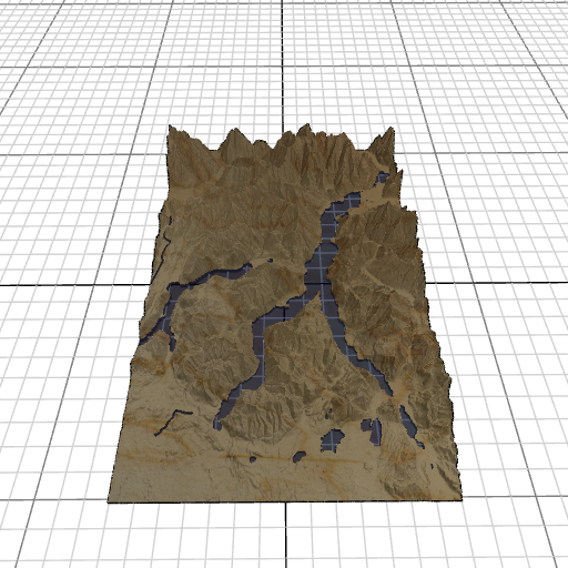 Custom 3d wooden map of Province of Como,Lombardy,Italy