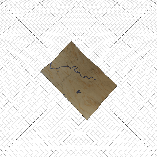 Custom 3d wooden map of Lamoille County,Vermont,United States
