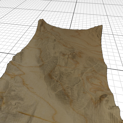 Custom 3d wooden map of Bighorn No. 8,Alberta,Canada