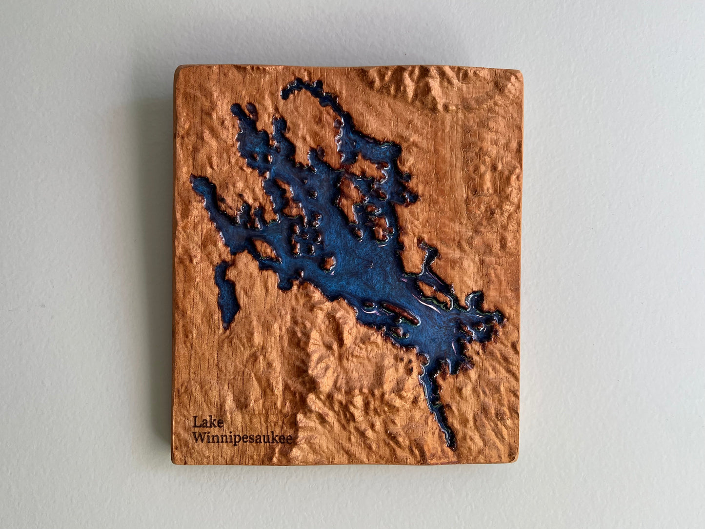 Lake Winnipesaukee Map | 3D Relief Map Decor | Unique Lake Winnipesaukee Map Gift | Gift For Him | Gift For Her | Lake Winnipesaukee Gift