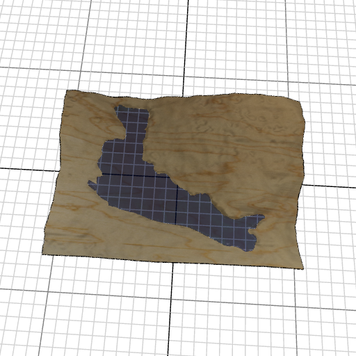 Custom 3d wooden map of Capitol Planning Region,Connecticut,United States