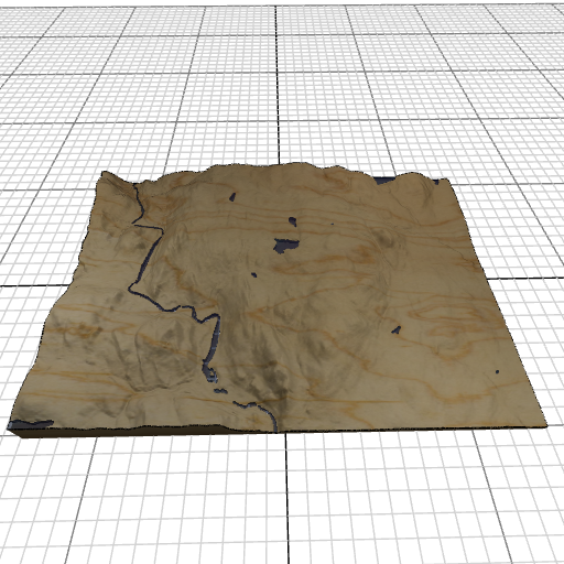 Custom 3d wooden map of Hampden County,Massachusetts,United States