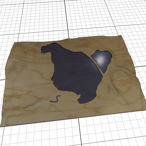 Custom 3d wooden map of Oxford County,Maine,United States