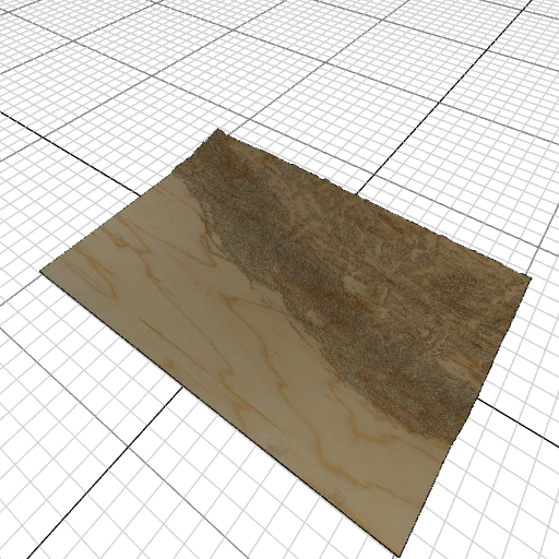 Custom 3d wooden map of Tanahu,Gandaki Province,Nepal