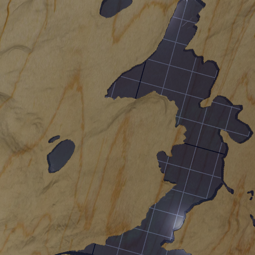 Custom 3d wooden map of Somerset County,Maine,United States