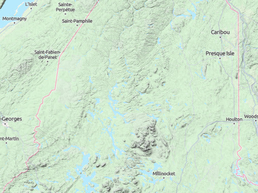 Custom 3d wooden map of