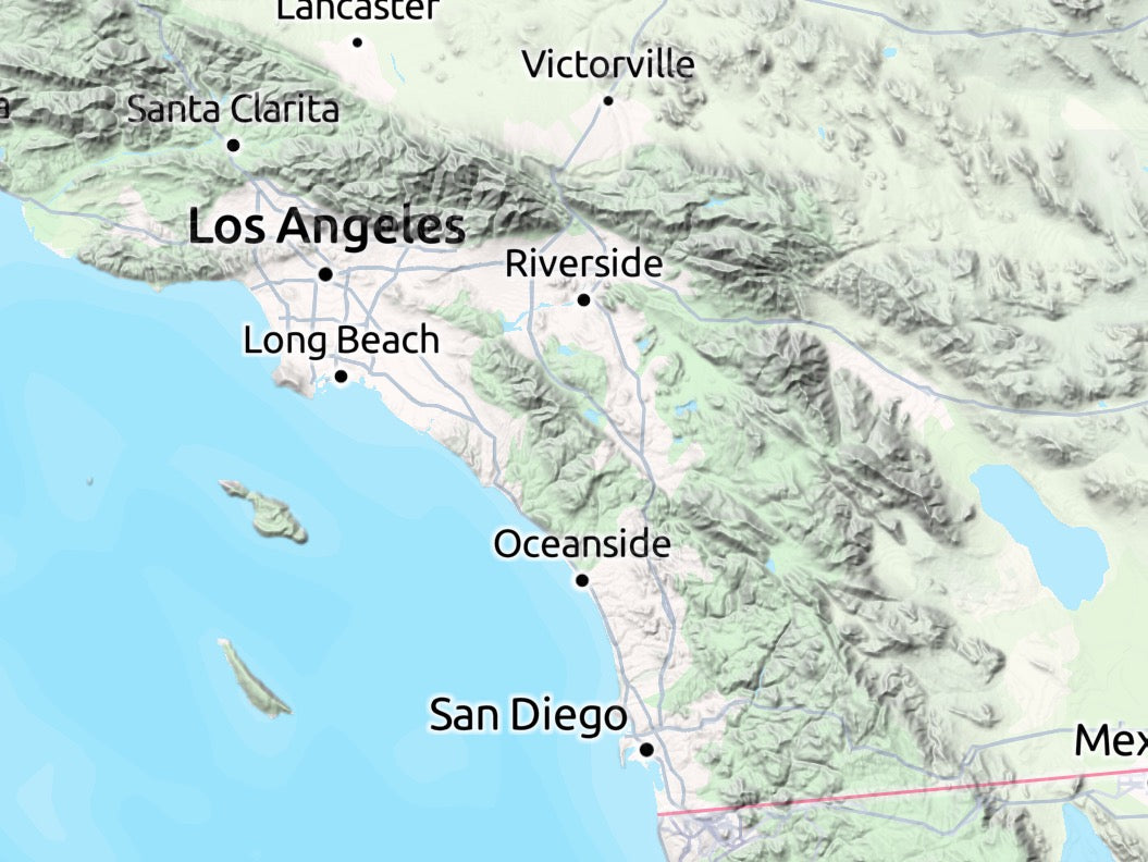 Custom 3d wooden map of Orange County,California,United States