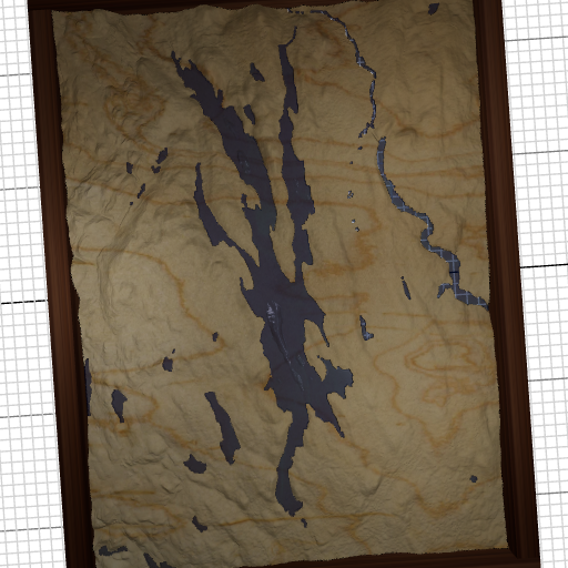 Custom 3d wooden map of Western Connecticut Planning Region,Connecticut,United States