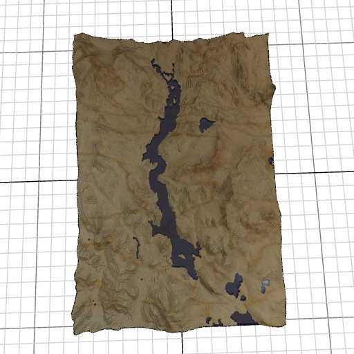 Custom 3d wooden map of Oxford County,Maine,United States
