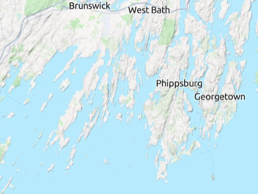 Custom 3d wooden map of Cumberland County,Maine,United States