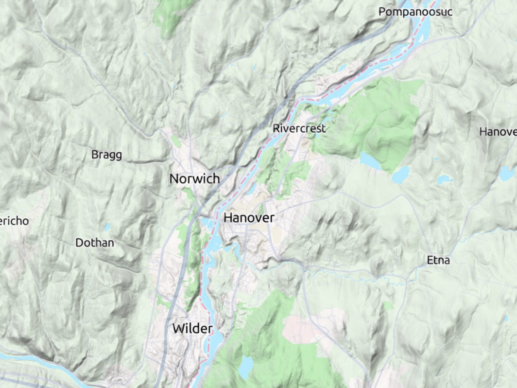 Custom 3d wooden map of Grafton County,New Hampshire,United States