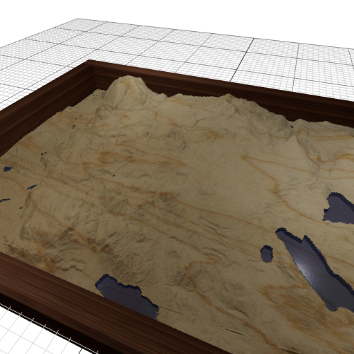 Custom 3d wooden map of Essex County,Vermont,United States