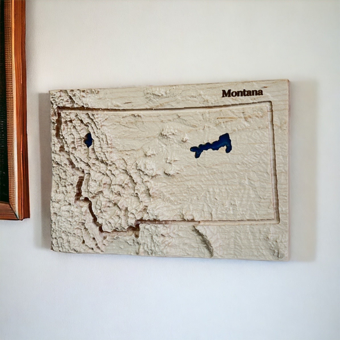 Montana Wood Map | 3D Relief Map Decor | Unique Wedding Birthday Housewarming Anniversary | Gift For Him | Gift For Her | Montana Gift