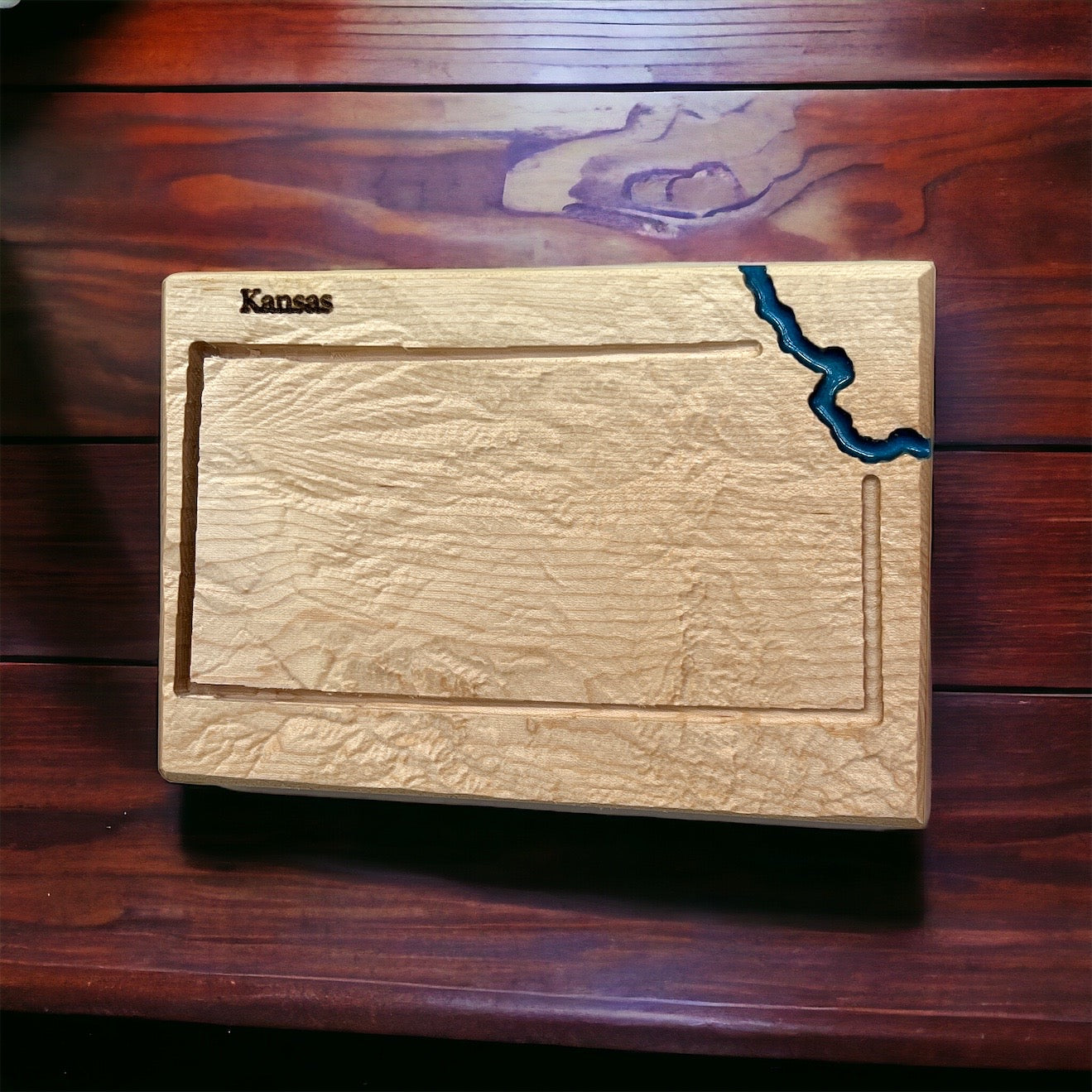 Kansas Wood Map | 3D Relief Map Decor | Unique Wedding Birthday Housewarming Anniversary | Gift For Him | Gift For Her | Kansas Gift