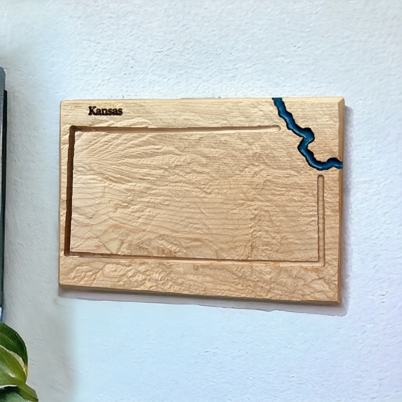 Kansas Wood Map | 3D Relief Map Decor | Unique Wedding Birthday Housewarming Anniversary | Gift For Him | Gift For Her | Kansas Gift