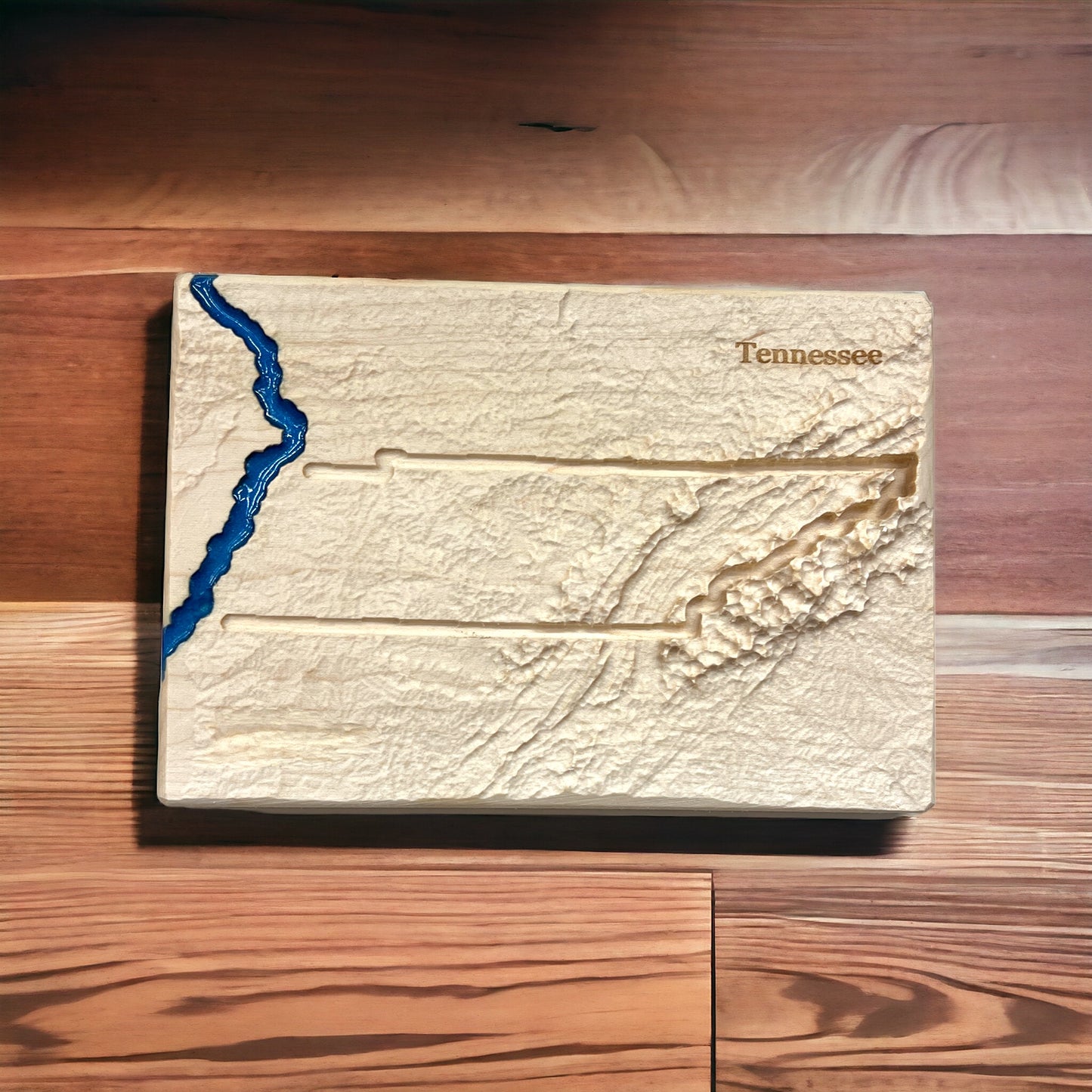 Tennessee Map Art | Tennessee Art Decor | 3D Topographic Wood Map | Unique Gift for Him and for Her | Relief Map | Tennessee Gift