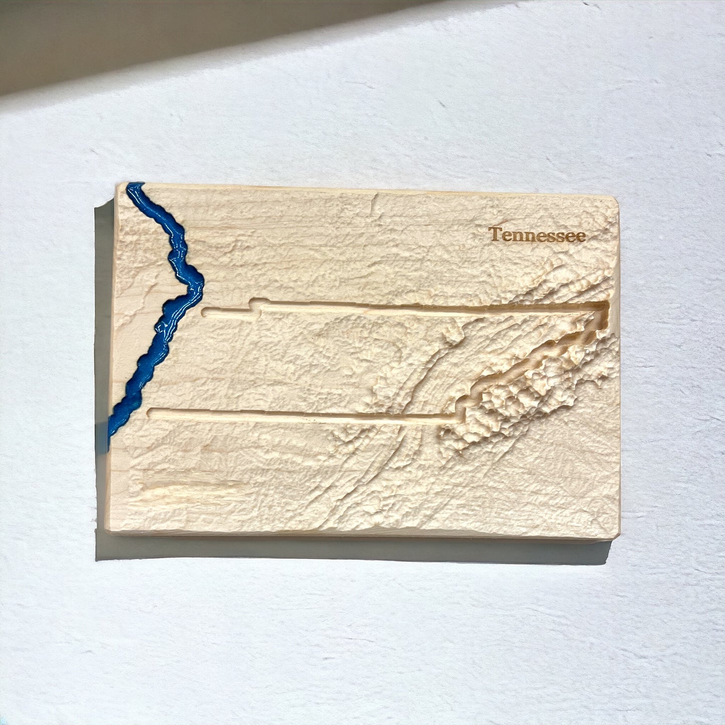 Tennessee Map Art | Tennessee Art Decor | 3D Topographic Wood Map | Unique Gift for Him and for Her | Relief Map | Tennessee Gift