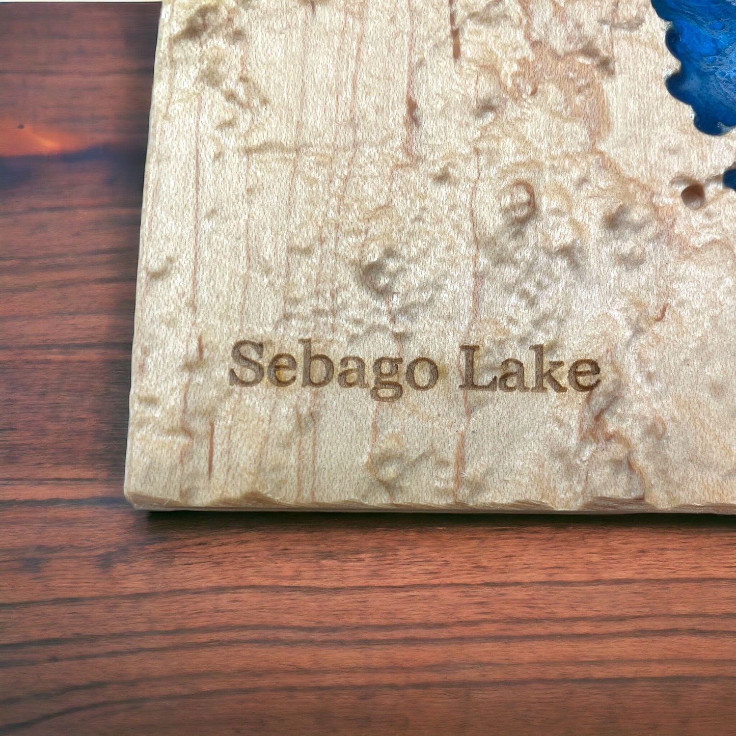 Sebago Lake  Decor | 3D Relief Map | Unique Wedding Birthday Housewarming Anniversary Gift | Sebago Lake | Outdoors | Maine Gifts