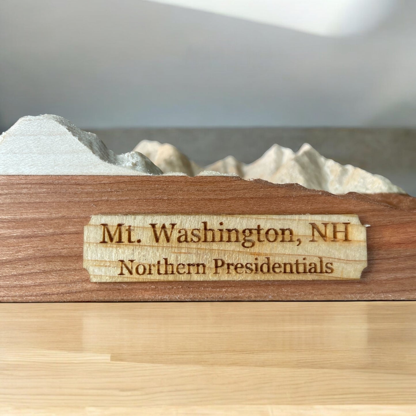 Mt Washington 3D Map | Treeline Terrains | 3D Relief Map | Mt Washington NH | Map Gift for Hiker | Mt Washington New Hampshire Gift