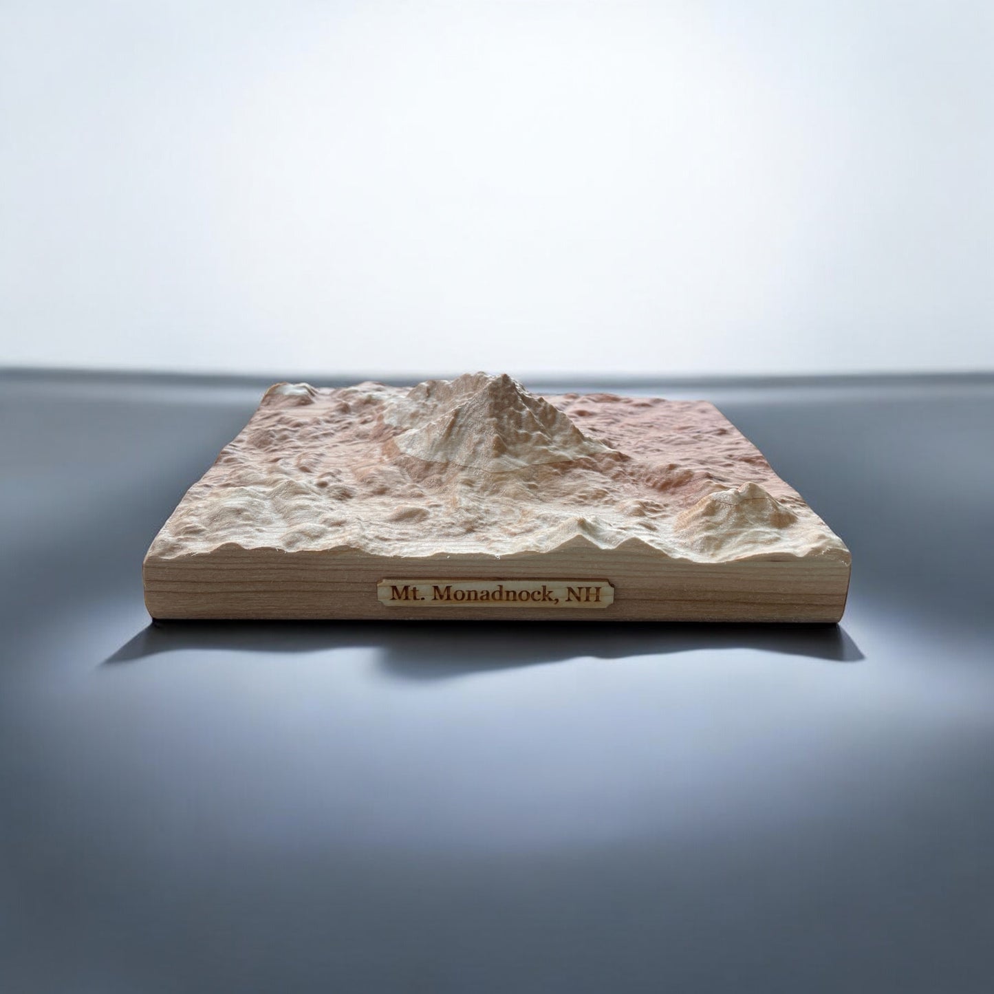 Mt. Monadnock Map | Treeline Terrains | 3D Relief Map of Mt. Monadnock | Map Gift for Hiker | Mount Monadnock Mountain New Hampshire Gift