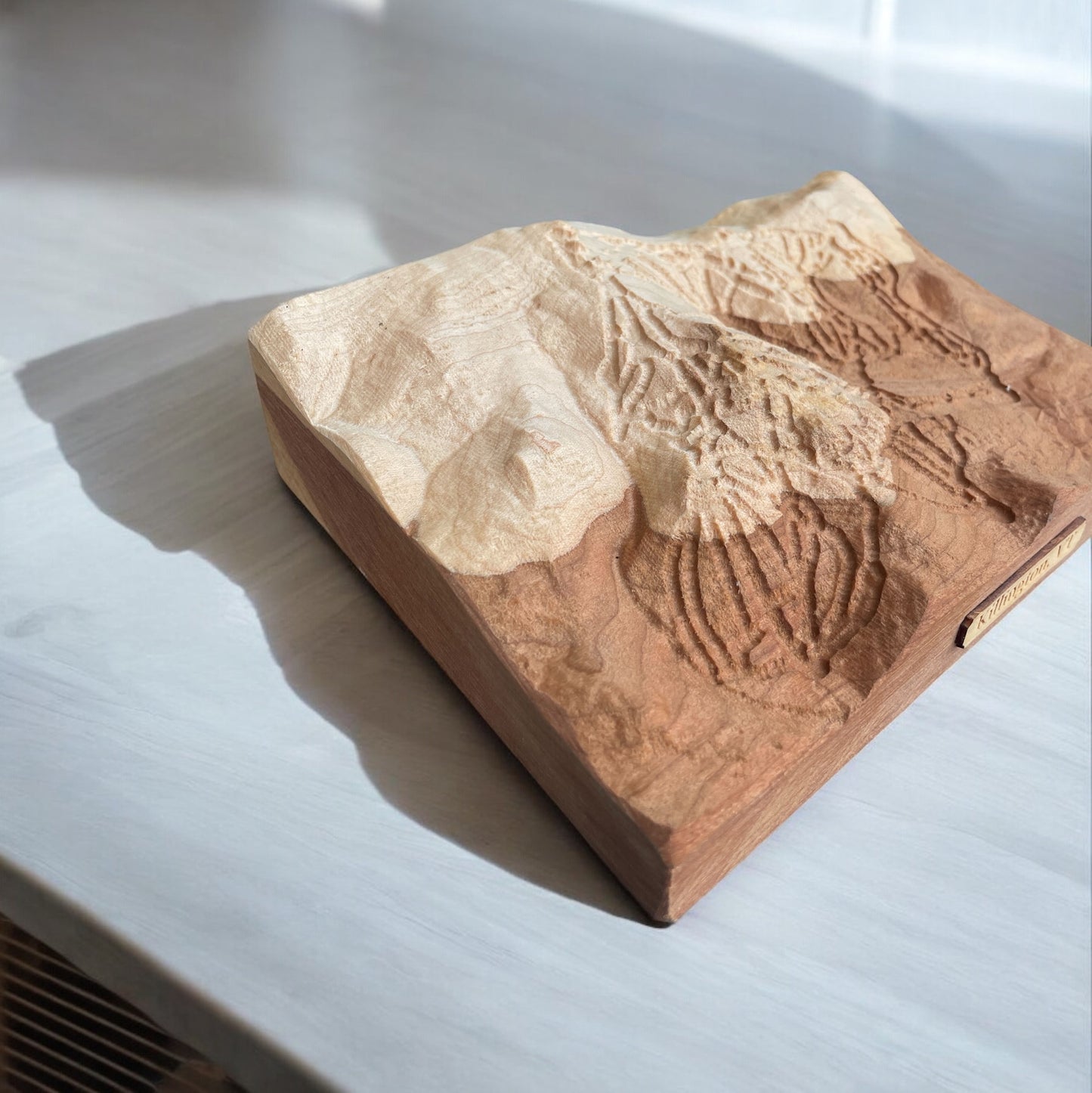 Killington Map | Treeline Terrains | Ski Gift | 3D Relief Map | Killington VT | Vermont Ski Gift | 3D Topographic Wood Map | Unique Gift