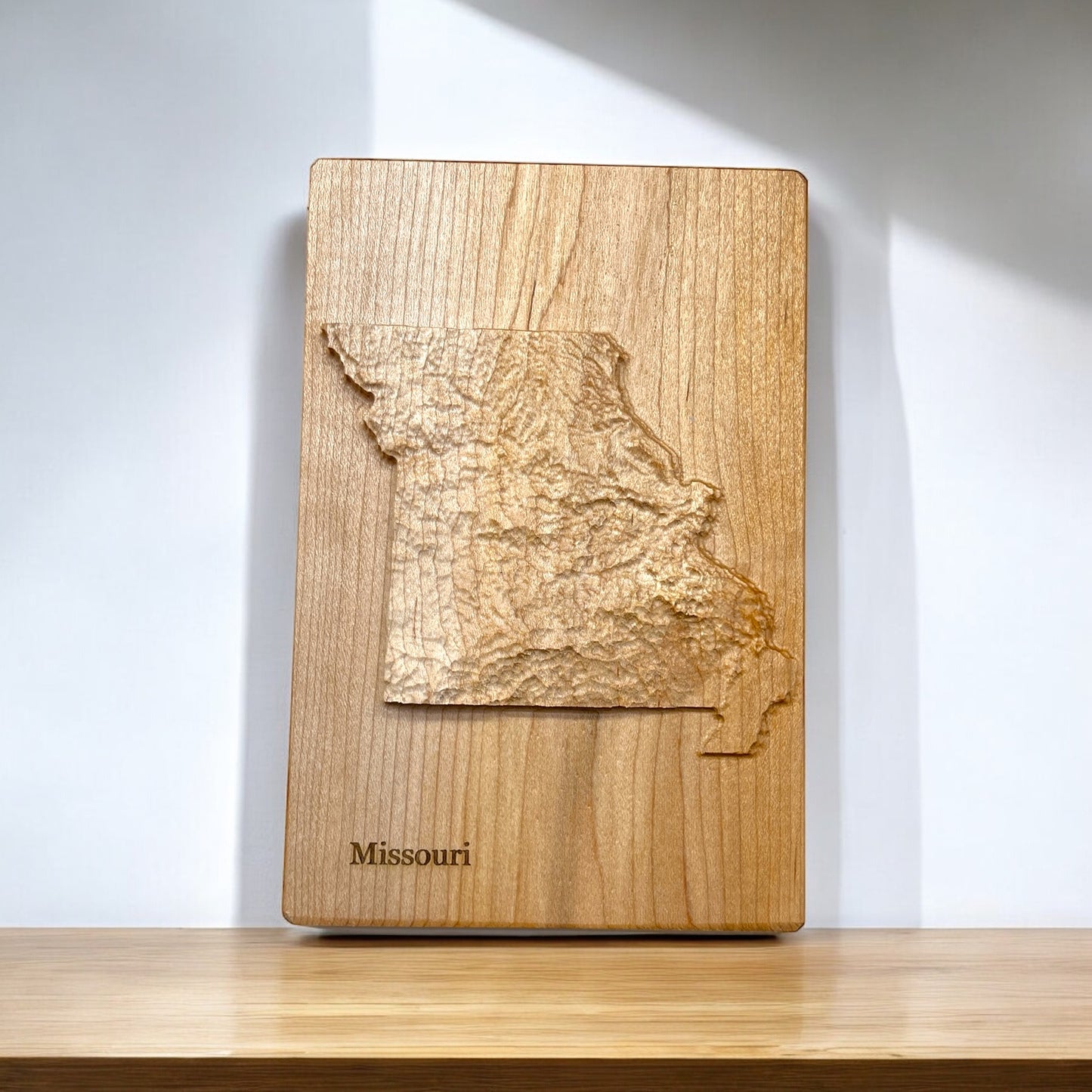 Missouri Topographic Map | Treeline Terrains | 3D Relief State Map | Missouri State Map | Missouri Map Gift | 3D Missouri Map | MO Map Gift