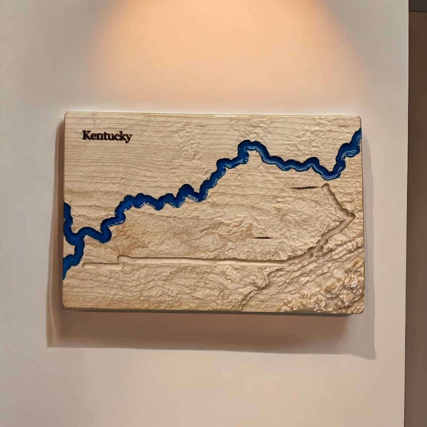 Kentucky Topographic Map | Treeline Terrains | 3D Relief State Map | Kentucky State Map | Kentucky Map Gift | 3D Kentucky Map | 3D Map Gift