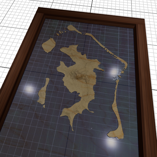 Custom 3d wooden map of Îles Sous-le-Vent,French Polynesia