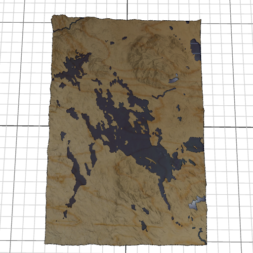 Custom 3d wooden map of Belknap County,New Hampshire,United States