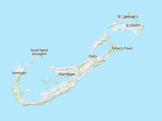 Custom 3d wooden map of Devonshire Parish,Bermuda