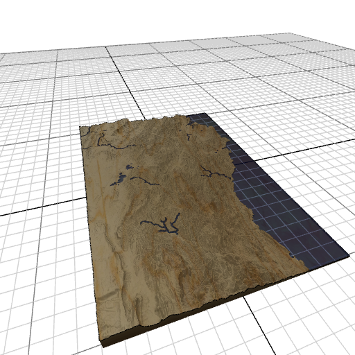 Custom 3d wooden map of Bizkaia,Euskadi,Spain
