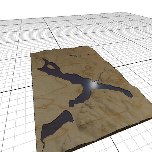 Custom 3d wooden map of Aroostook County,Maine,United States