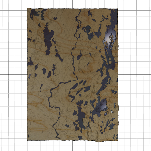 Custom 3d wooden map of Outaouais,Québec,Canada