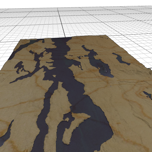 Custom 3d wooden map of King County,Washington,United States