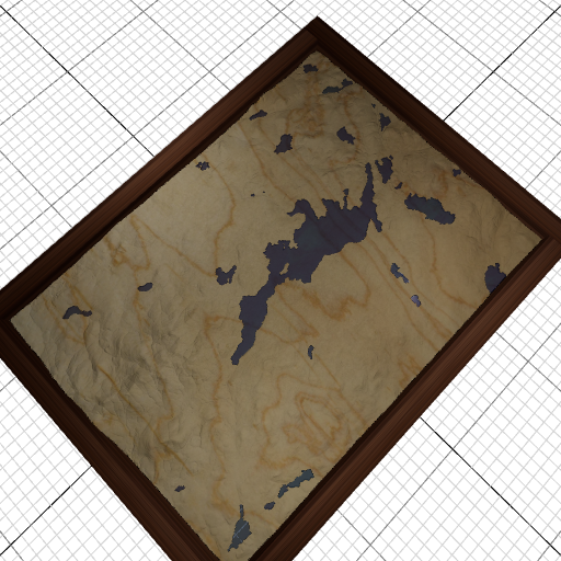 Custom 3d wooden map of Merrimack County,New Hampshire,United States