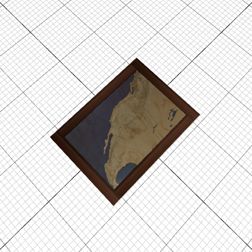 Custom 3d wooden map of Coconino County,Arizona,United States