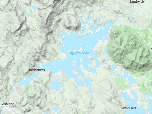 Custom 3d wooden map of Grafton County,New Hampshire,United States