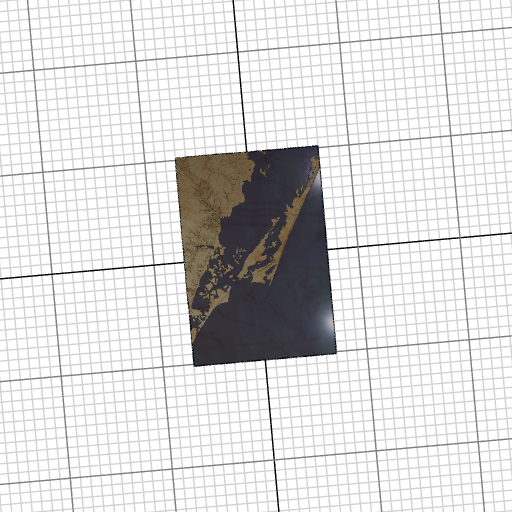 Custom 3d wooden map of Accomack County,Virginia,United States