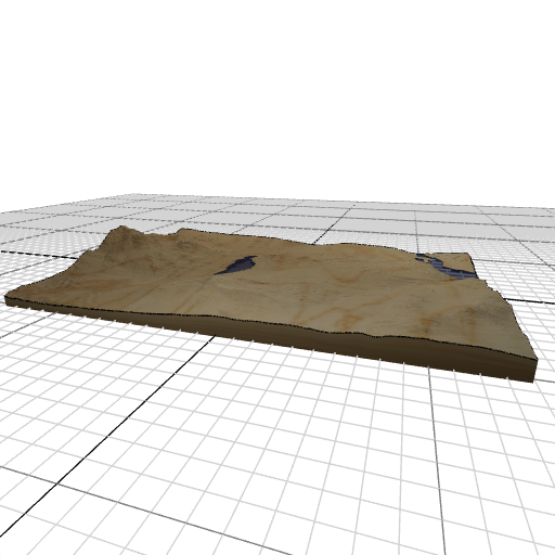 Custom 3d wooden map of Essex County,Vermont,United States