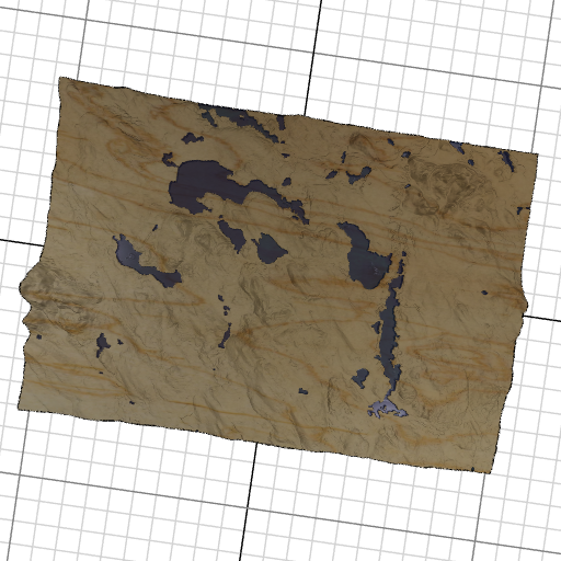 Custom 3d wooden map of York County,Maine,United States